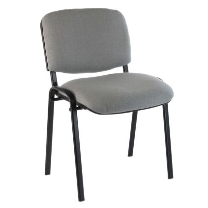 Konferenční židle Viva N, černé nohy, šedá